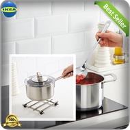 Pot Mat, Ikeya Stainless Steel Anti-Hot Frying Pan Mat, Anti-Hot Frying Mat 18x18 cm