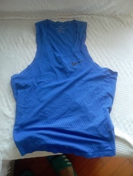 Nike  blue aeroswift 落場版 貴版 elite 背心 tank top singlet 運動衫 球衣 running marathon 跑步三項鐵人 馬拉松
