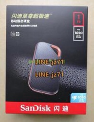 Sandisk/閃迪E80至尊超極速1T 2T 500g移動固態硬盤SSD TYPE-C