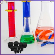 11 Pcs Laboratory Rubber Stoppers Labs Replacement Parts 4.20X3.00X3.00CM Black  dliyuan