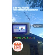 HDTV DIGITAL OUTDOOR AREA ANTENNA (DV3 T2) AERIAL <FULL HD>DTV CHANNEL (EASY INSTALL AND FREE CABLE)