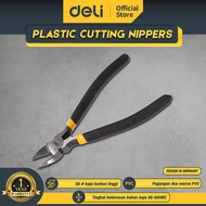 Deli Plastic Cutting Nippers/Tang Potong Kawat 6 inch Carbon steel EDL2706 /Alat Perkakas