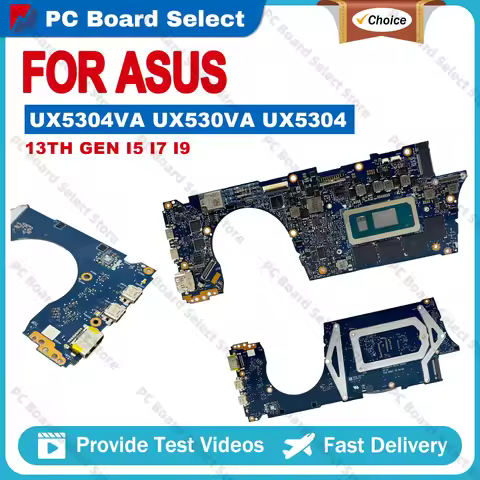 UX5304VA Notebook Motherboard For ASUS ZenBook UX5304 UX530VA Notebook Laptop Motherboard With i5 i7
