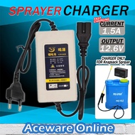 12.6V Battery Charger For Sprayer Pump Knapsack Sprayer Charger Garden Pump Charger Bateri Pam Racun