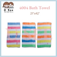 READY STOCK【12-PCS】 4004 Bath Towel 1 X 12-PCS Tuala Mandi Cotton 浴巾