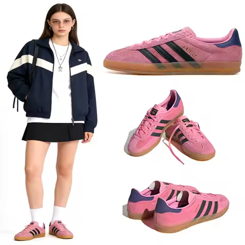 Adidas GAZELLE INDOOR W Womens Sneakers Classic Skateboard Training Shoes Low Casual Shoes Comfortab