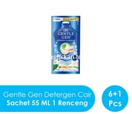 GENTLE GEN DETERJEN CAIR SACHET 1 RENCENG 14 sachet kemasan baru