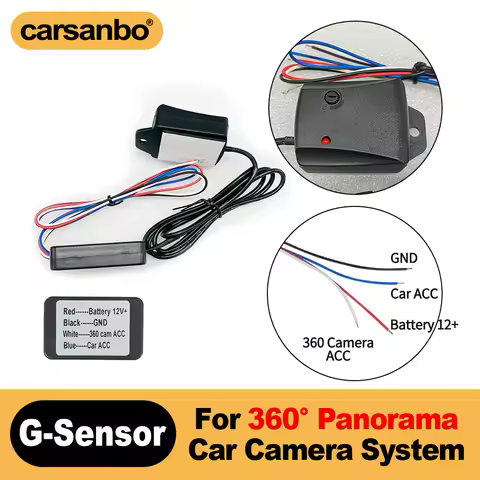 Sensor G Vibration Carsanbo 360 Degree Panoramic G sensor Dedicated Vibration Sensor For Driving Rec