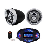 Motorcycle Audio Portable  wireless Speakers Bracket Waterproof Motorcycle BT MP3 Player Audio Stere