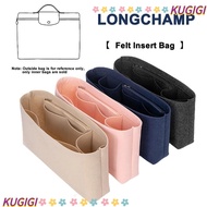 KUGIGI 1Pcs Insert Bag, Storage Bags Felt Linner Bag,  Multi-Pocket Portable with Zipper Bag Organizer for Longchamp LE PLIAGE CLUB Briefcase S