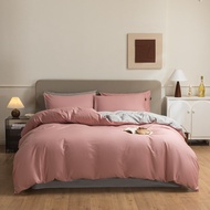 ผ้าปูที่นอน ปลอกผ้านวม 5-6ฟุต muji ครบ4ชิ้น รวม ปลอกหมอน ผ้าปูที่นอน ปลอกผ้านวม sheet