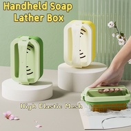 Multifunctional Handheld Soap Lather Box High Elasticity Mesh Soap Box Household Soap Box Draining L