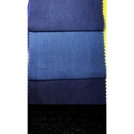 Thin Cotton Denim Fabric/ Jeans Fabric 58” - Kain Denim Cotton Nipis/ Kain Jeans 58”