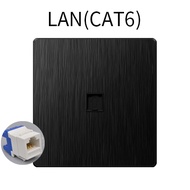 LEJIA modern lighting wall black dimmer switch paint panel 13A universal socket 3 pin plug power poi