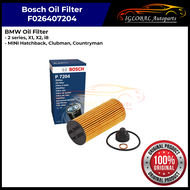 Bosch Oil Filter P7204 - BMW 2 series F45 F46 X1 F48 X2 F39 i8 I12 / MINI Hatchback F55 F56 Clubman 