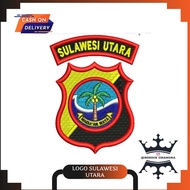 NORTH SULAWESI LOGO - POLDA - RAISED - FLAT 3D