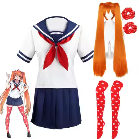Game Yandere Simulator Cosplay Ayano Aishi Osana Najimi Cosplay Costume or Wig