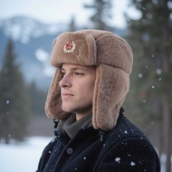 Thick Middle-aged Old Man Hat Winter Warm Old Man Hat Northeast Lei Feng Hat Male Dad Grandpa Old Ma