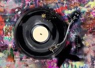 Colourful Creative Transparent Tape Cassette DJ Music Poster Prints Canvas Painting Wall Art Picture