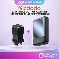 Alpha Borong Magnetic Wireless Power Bank 10000mAh 67W GaN5 Fast Charger Adapter USB-C, USB-A, Wirel