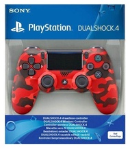 Original PS4 DUALSHOCK 4 wireless controller Version 2 (Camouflage Red Special Edition)  (Malaysia Genuine Supplier Warranty)