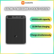 Authentic [NEW] XiaoMi Powerbank 3 Pocket Edition / Ultra Compact 10000mah (PB1022ZM) 22.5W Fast charging