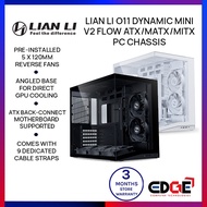 EDGE | LIAN LI 011 Dynamic Mini V2 Flow ATX/mATX/Mini-ITX PC Chassis