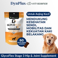 VetriScience GlycoFlex Stage 3 Hip & Joint Supplement For Small Dogs / Vitamin Medicine Supplement F