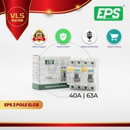 EPS 2POLE ELCB/RCCB 40A/63A (100%Original)