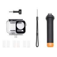 DJ1 Black Action Camera Diving Accessory Kit for Action 3/4/5 Pro 60m IP68 Waterproof Floating Handl