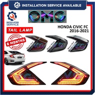 Honda Civic FC 2016 - 2021 Led Dynamic Tail Lamp Tail Light With Signal Running