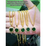 91 coin necklace with 24k gold plating