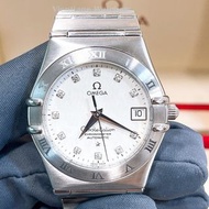 🔥🔥[現貨]OMEGA Constellation 歐米茄星座系列 1504.35.00 銀面鑽 表徑35.5mm 自動機械 有保卡✅ omega/omega seamaster/omega spee