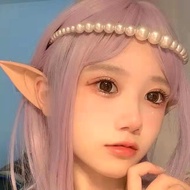 Elf ears cos halloween Straw goblin suckingdk
