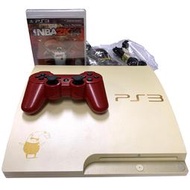 缺貨【PS3主機】 二手3007A型160G二之國魔幻金色＋NBA2K14 薄型吸入式 【只能AV輸出】台中星光電玩