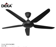 Deka SCX56 Ceiling Fan 56 Inch 5 METAL Blades Ceiling Fan With Remote Control / Kipas Siling