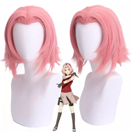 Hot Hot  Naruto Cos Haruno Sakura Outfit Set Cosplay Womens Cosplay Forehead Protector Sakura Dress