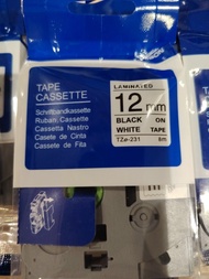 適用於brother兄弟標籤機色帶PT-E115B/D210/P300BT/P700印表機紙 Tape cassette 12mm