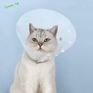 FUZOU Cat Recovery Collar, Plastic Transparent Pet Protective Collar, Dog Elizabeth Cone Anti-bite A