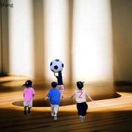 [Mang] 1pc 3D Large Football Balloon, ck And Blue Football, Suitable For Football Theme, Sports Part