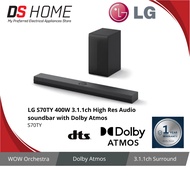 LG S70TY 400W 3.1.1ch High Res Audio Soundbar with Subwoofer Dolby Atmos Sound System
