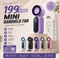 199Speed NEW MINI Portable Handheld Fan USB Rechargeable Cooling Fan Pocket Fan Outdoor Camping Trav