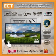 Dell C8621QT 86" 4K UHD (3840 x 2160) Interactive Touch LED Monitor