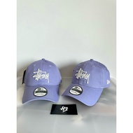 STÜSSY NEW ERA 9TWENTY BASIC STRAPBACK LAVENDER