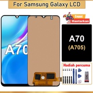 For Samsung Galaxy A70 A705 LCD Original Display Penggantian Pemasangan Digitizer Skrin Sentuh+ ALAT
