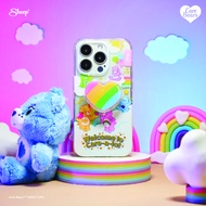 [Care Bears Collection ] เคสสำหรับไอโฟนแถมฟรี Griptok สำหรับiphone ชาร์จแม่เหล็ก และ Samsung S24 Ultra ลายแคร์แบร์