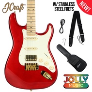 JCraft S-2HC HSS (V2) Stratocaster Stainless Frets Electric Guitar