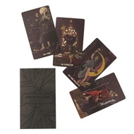Tarot Cards Oracle Cards 80-Card Dark Reflections Portable Psychological Deck Mysterious Divination Card Game Divination Tools expedient