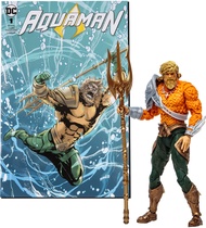 McFarlane Toys DC Direct Page Punchers Aquaman 7in Action Figure with Aquaman Comic