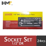 Sands Socket Set 1/2 Inch DR (24 pieces) / Socket Key Set 1/2" DR